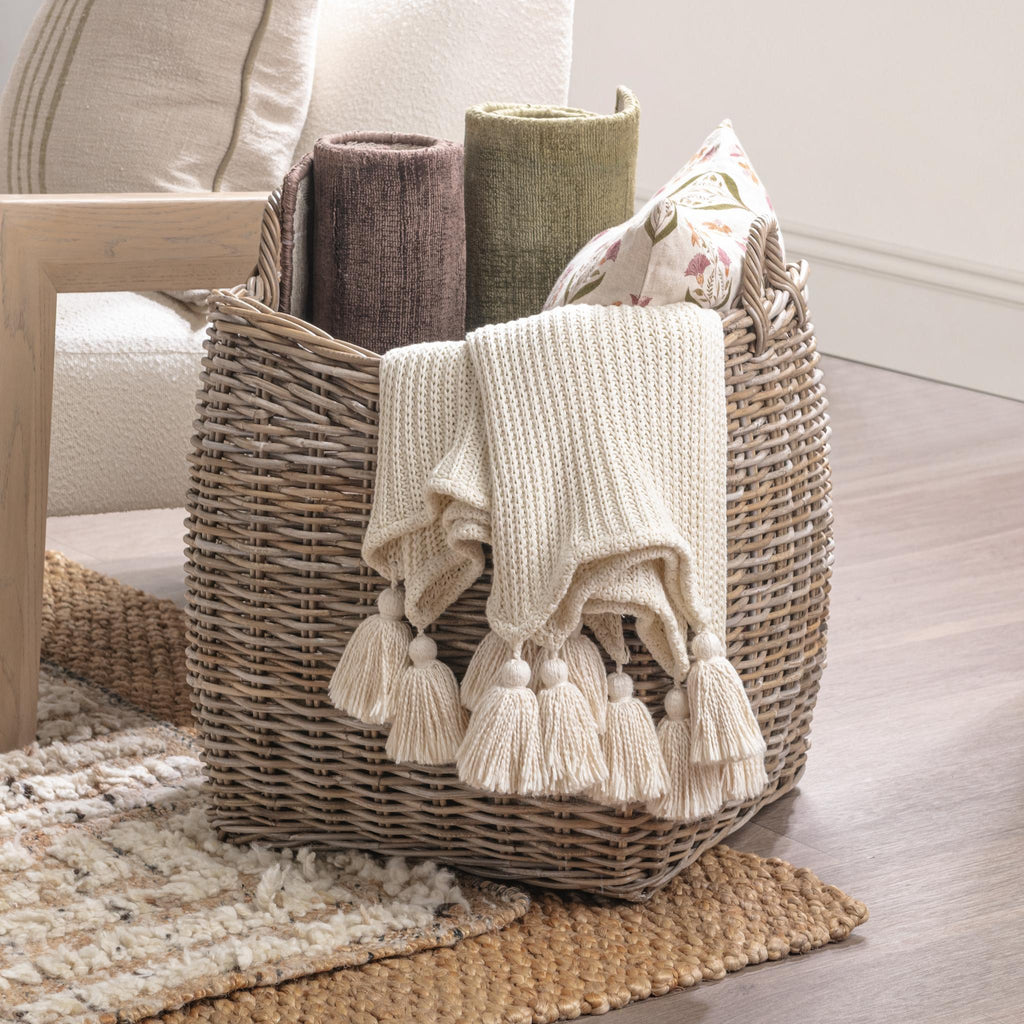 Cesto in Rattan Kubu
