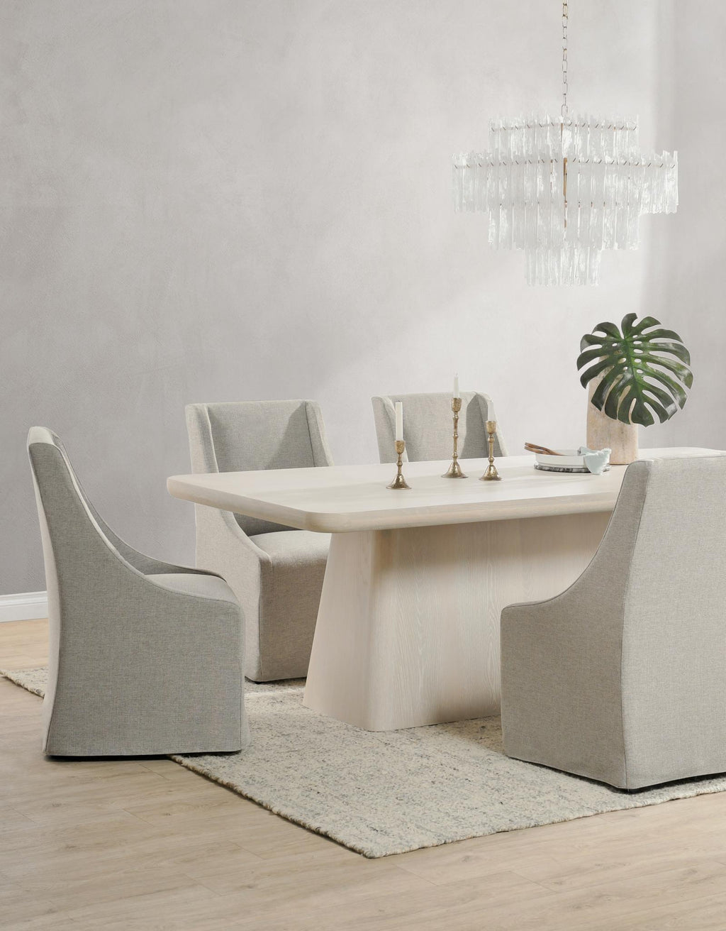 Sedia da pranzo Warwick con rotelle