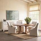 Sedia da pranzo Warwick con rotelle