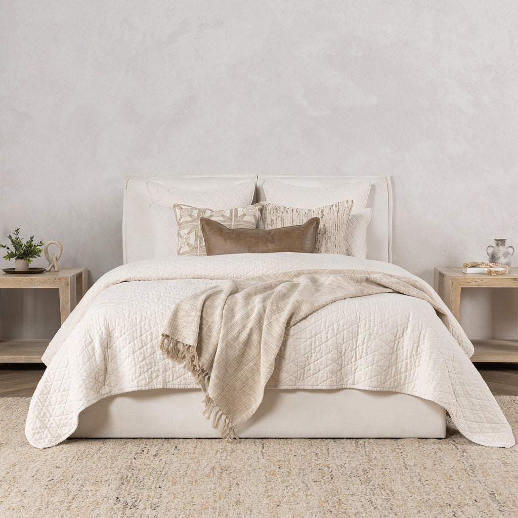 Collezione di trapunte vintage in lana