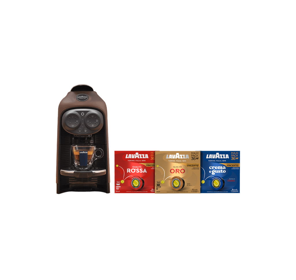 Macchina espresso Deséa e 108 capsule Lavazza A Modo Mio