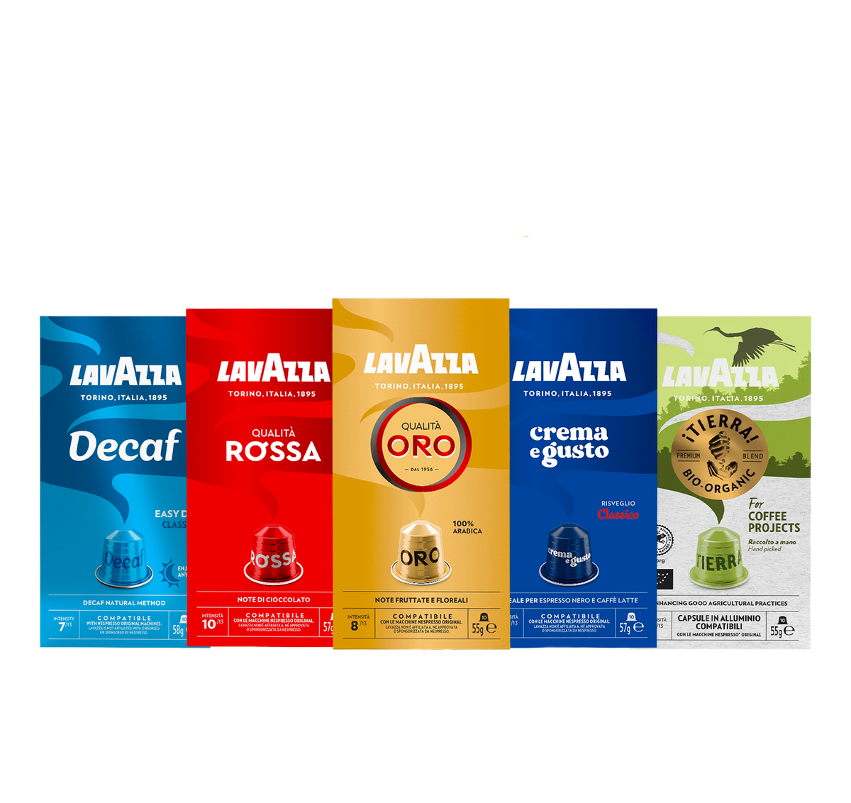 Prova i caffè iconici Lavazza