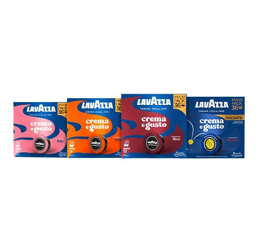 Prova l�intensit� e la cremosit� di Lavazza Crema e Gusto